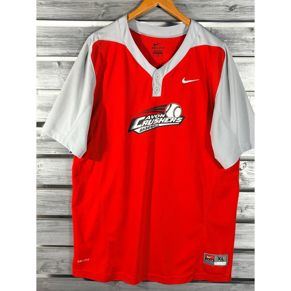 Nike Lake Erie Crushers Jersey Mens XL Frontier League Team Issued Granitto